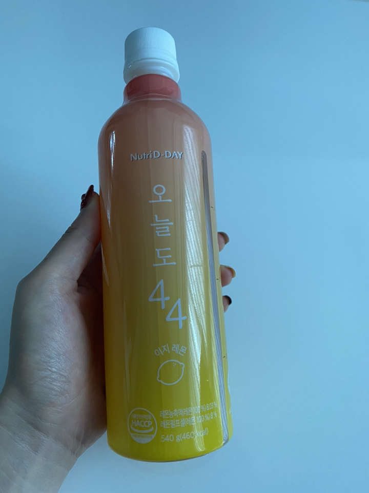 뉴트리디데이 오늘도 44 24시간 이지 레몬 보틀 블랙 리뷰후기