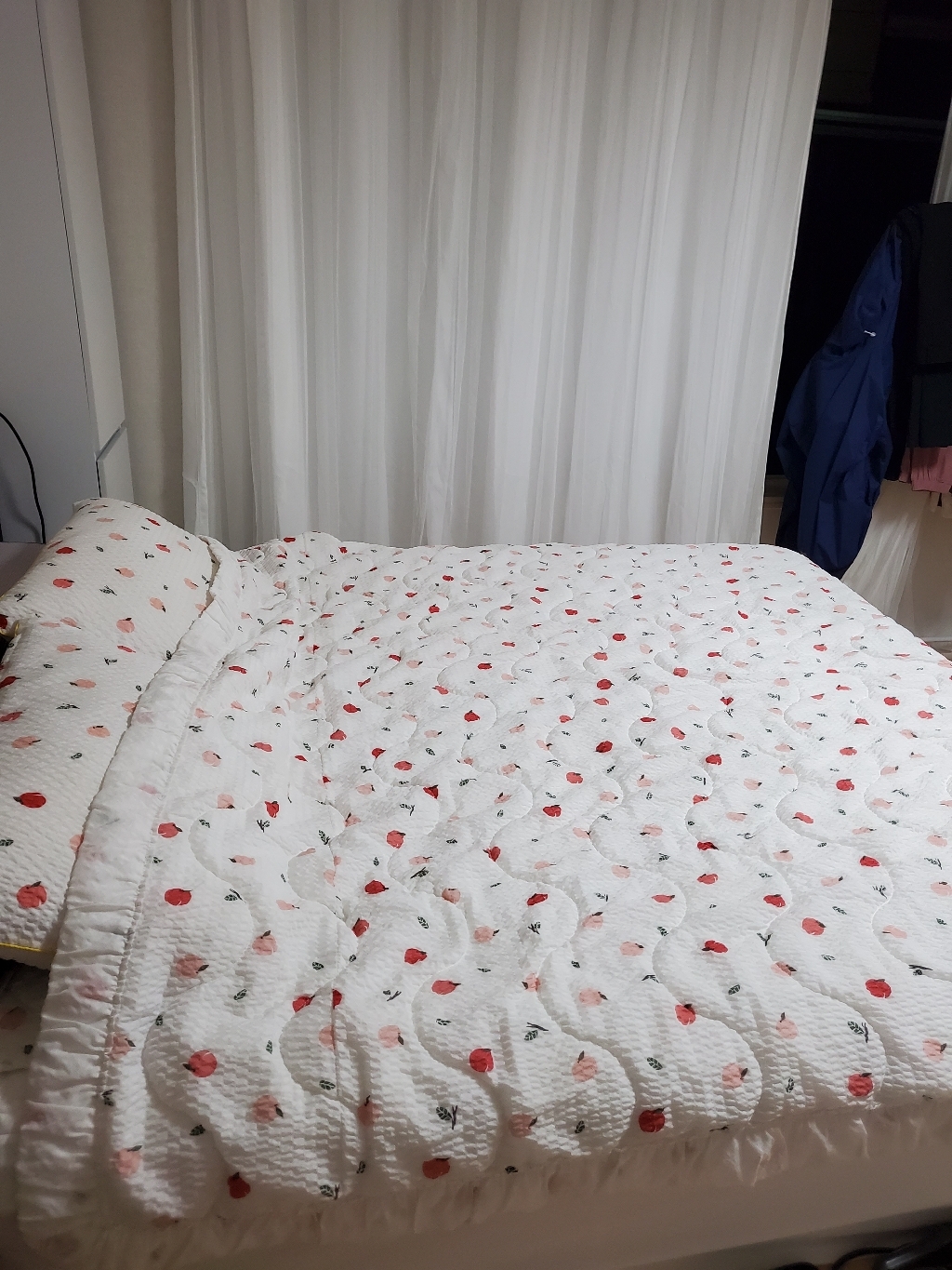 굿몽 워터피치 여름이불 리뷰후기