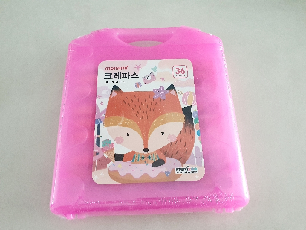 모나미 모니주 크레파스 24색 여