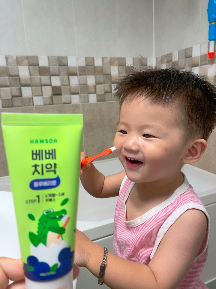 함소아 무불소 베베치약 블루베리향 스텝1단계