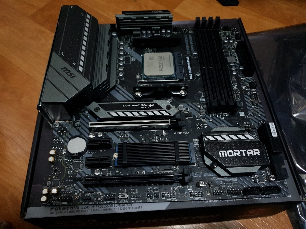 MSI MAG B550M 박격포 메인보드 10-7C94 리뷰후기
