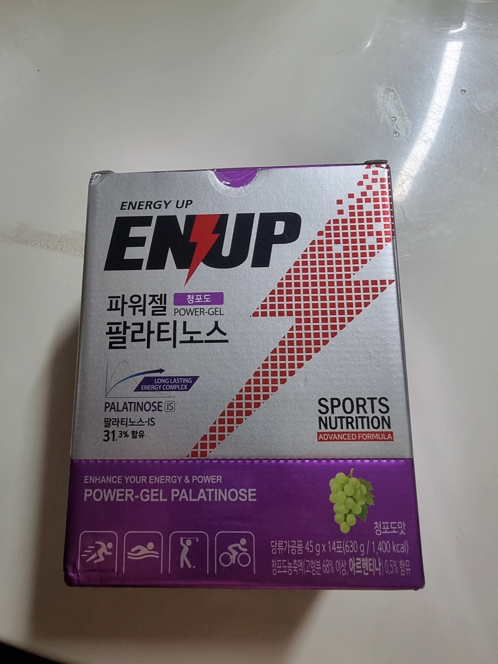 엔업 파워젤 팔라티노스 청포도맛