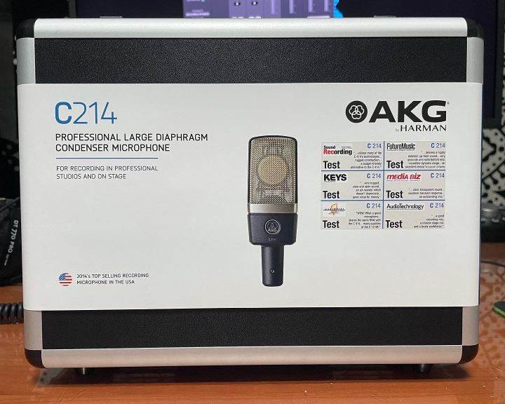 AKG 레코딩 콘덴서 스튜디오 마이크 블랙 리뷰후기