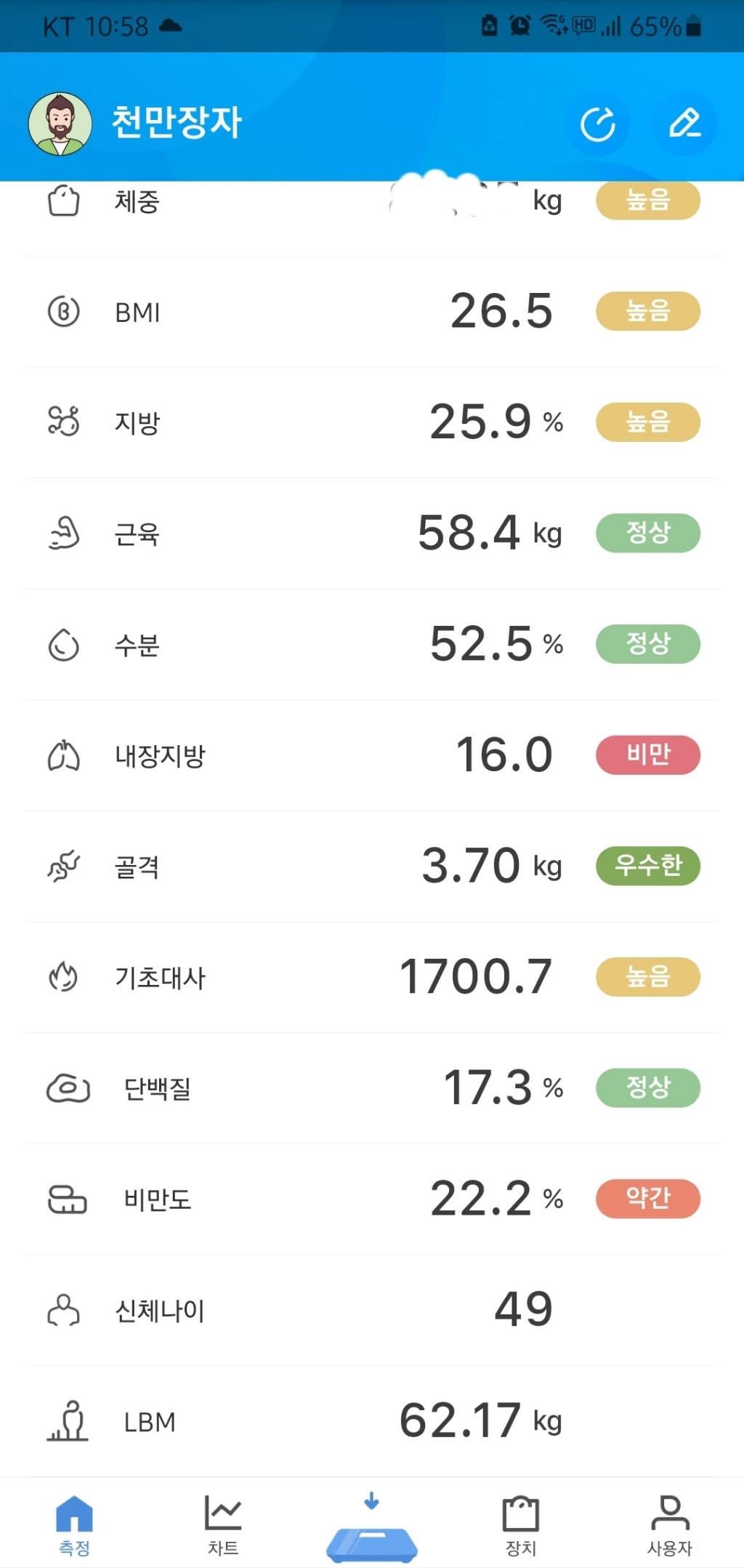 노바리빙 CD 스마트 체중계