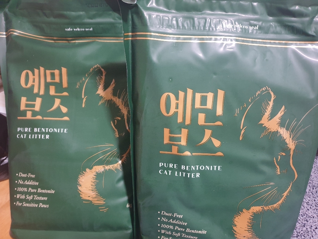 예민보스 고양이 모래 리뷰후기