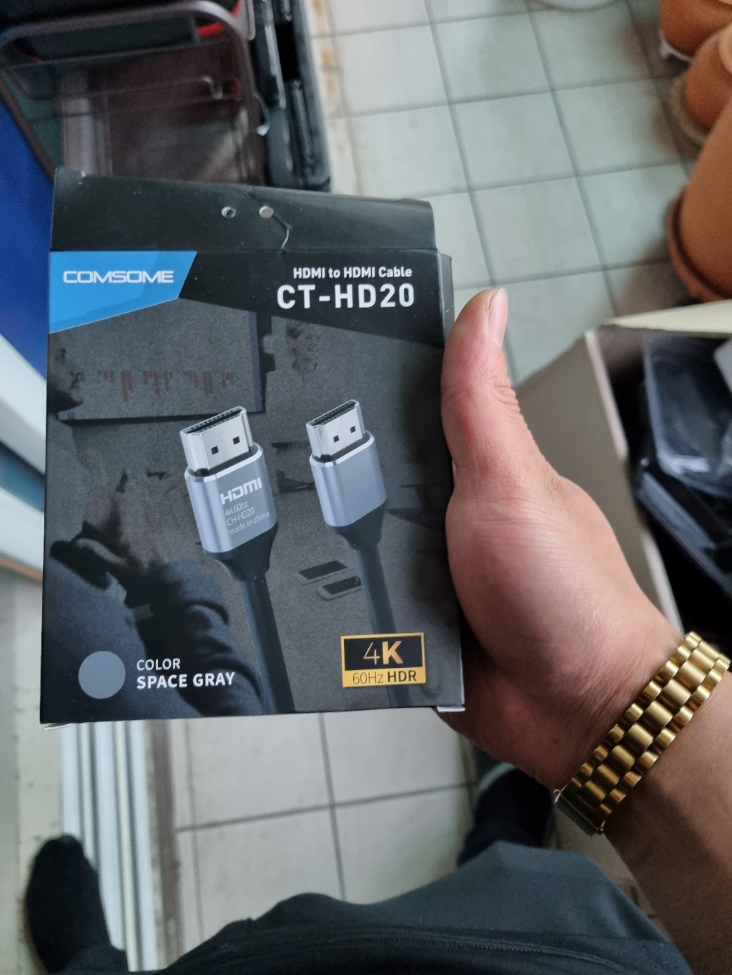 컴썸 4K HDI to HDI 모니터 케이블 CT-HD20