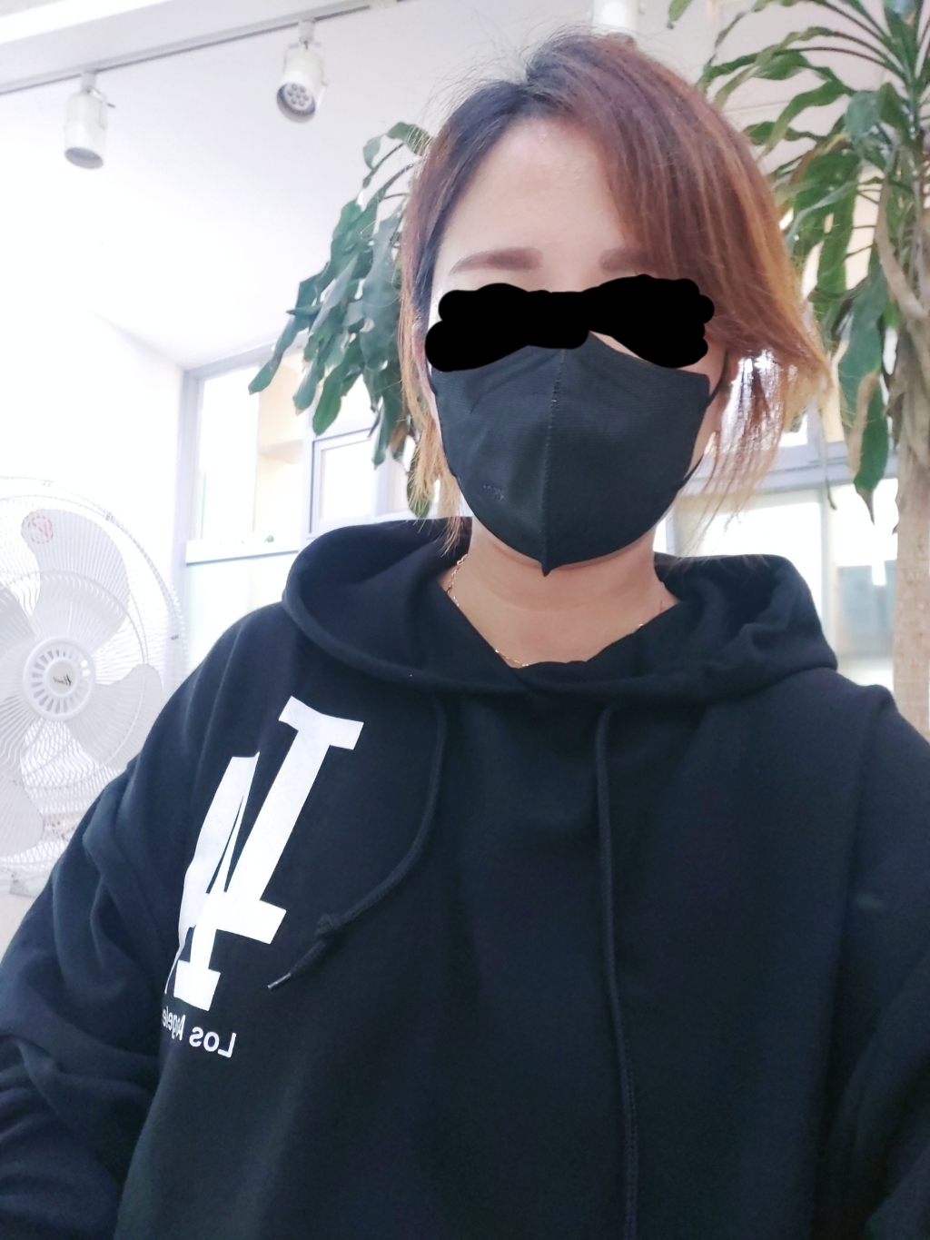 애플망고샵 오버핏 여성 가로수 간절기 후드긴팔 티셔츠 맨투맨 리뷰후기