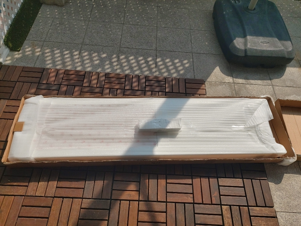 가구야히메 원목 패널 갤러리 3단 파티션 지지대포함