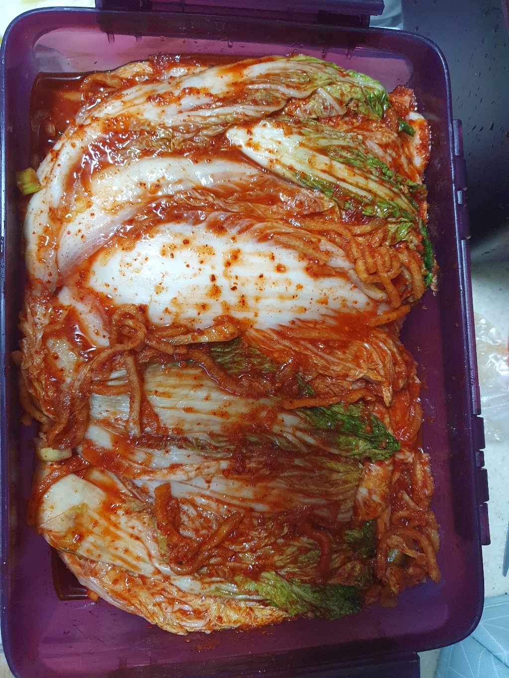 맛깔스런 포기 김치 리뷰후기