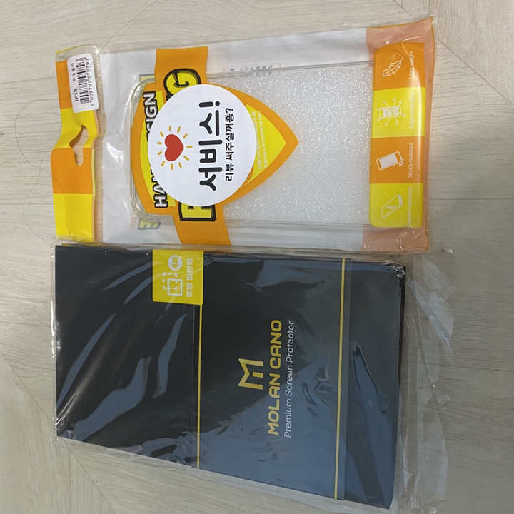 모란카노 플래쉬 액정보필름 강화유리 4매 리뷰후기