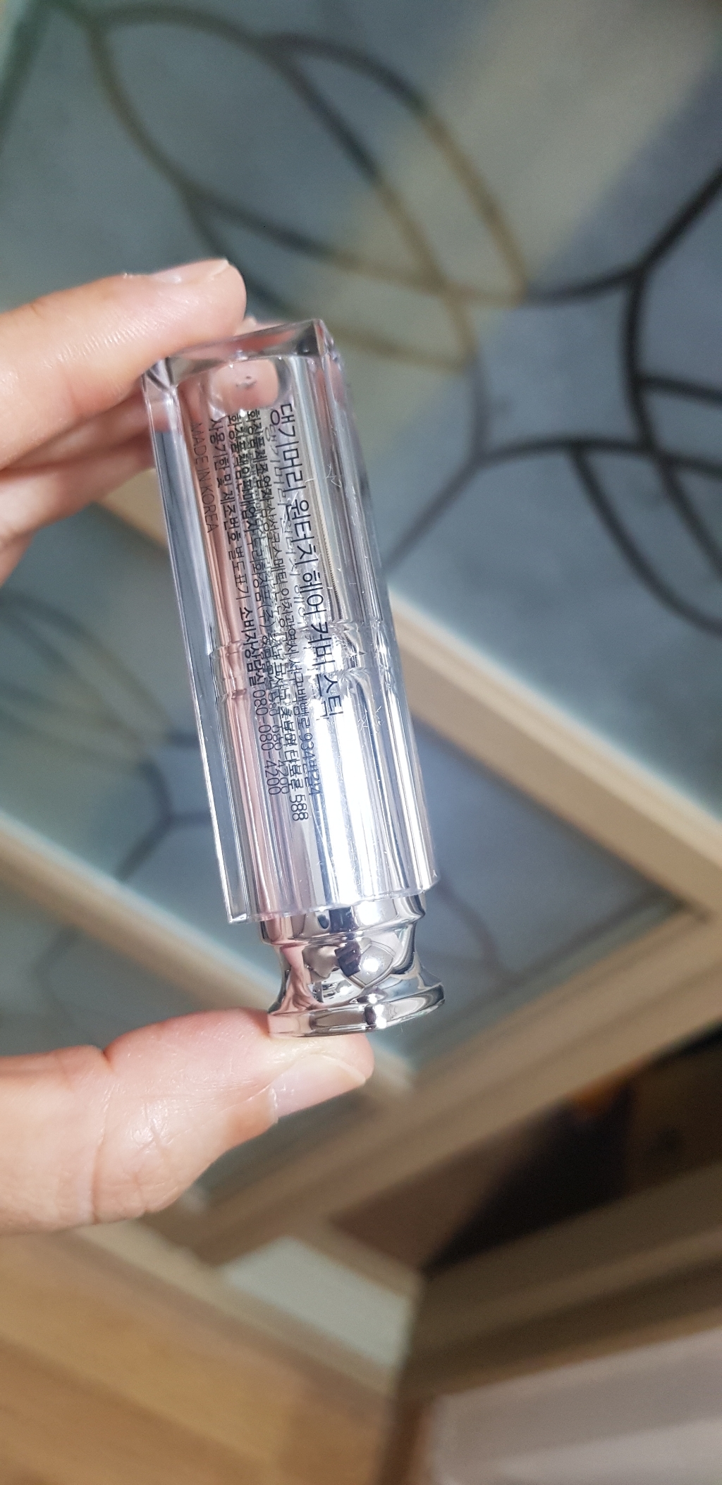 댕기머리 원터치 헤어 커버 스틱 4g, 자연갈색, 1개