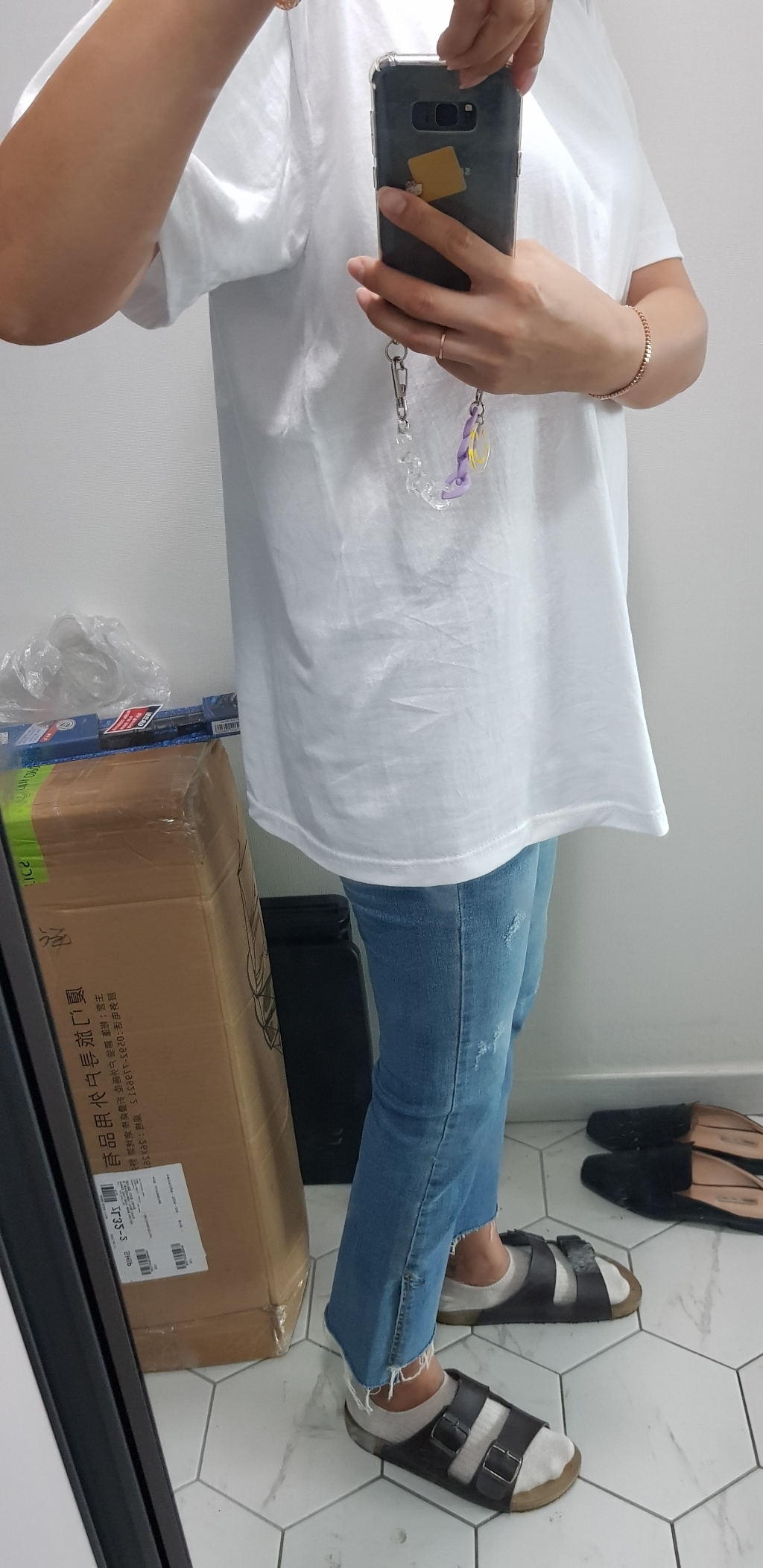 예스플러스 국내산 베이직 반팔면티