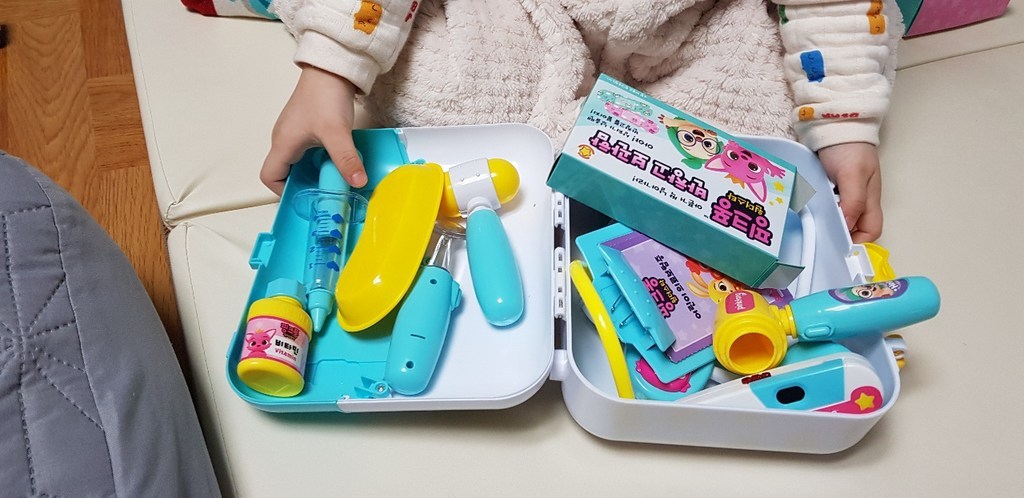 핑크퐁 아이윌 핑크퐁 병원놀이 의사가방 슈퍼