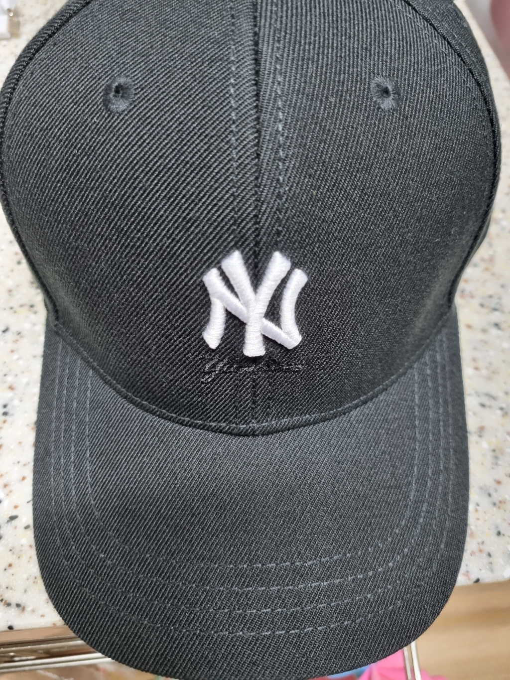 MLB 양키스 스몰 로고 NY 자수 남녀공용 야구모자 리뷰후기