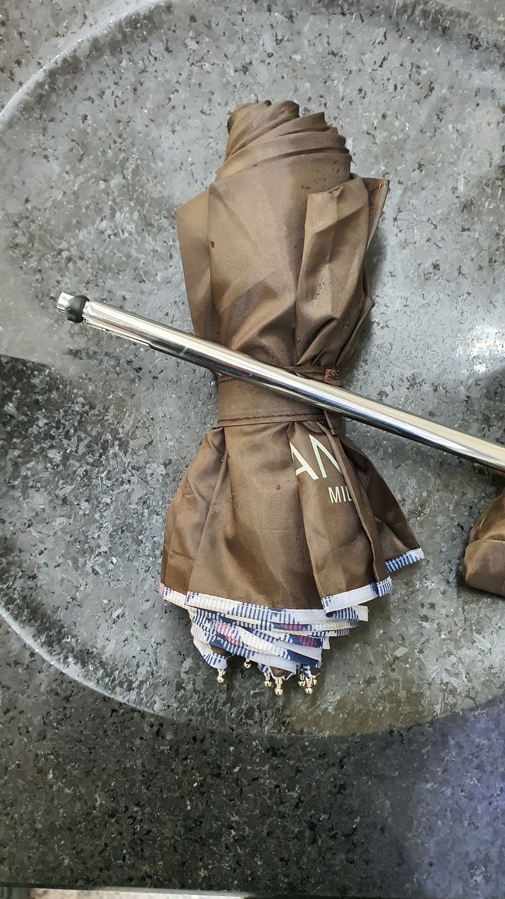 서림 체크 바이어스 3단우산 가벼운우산