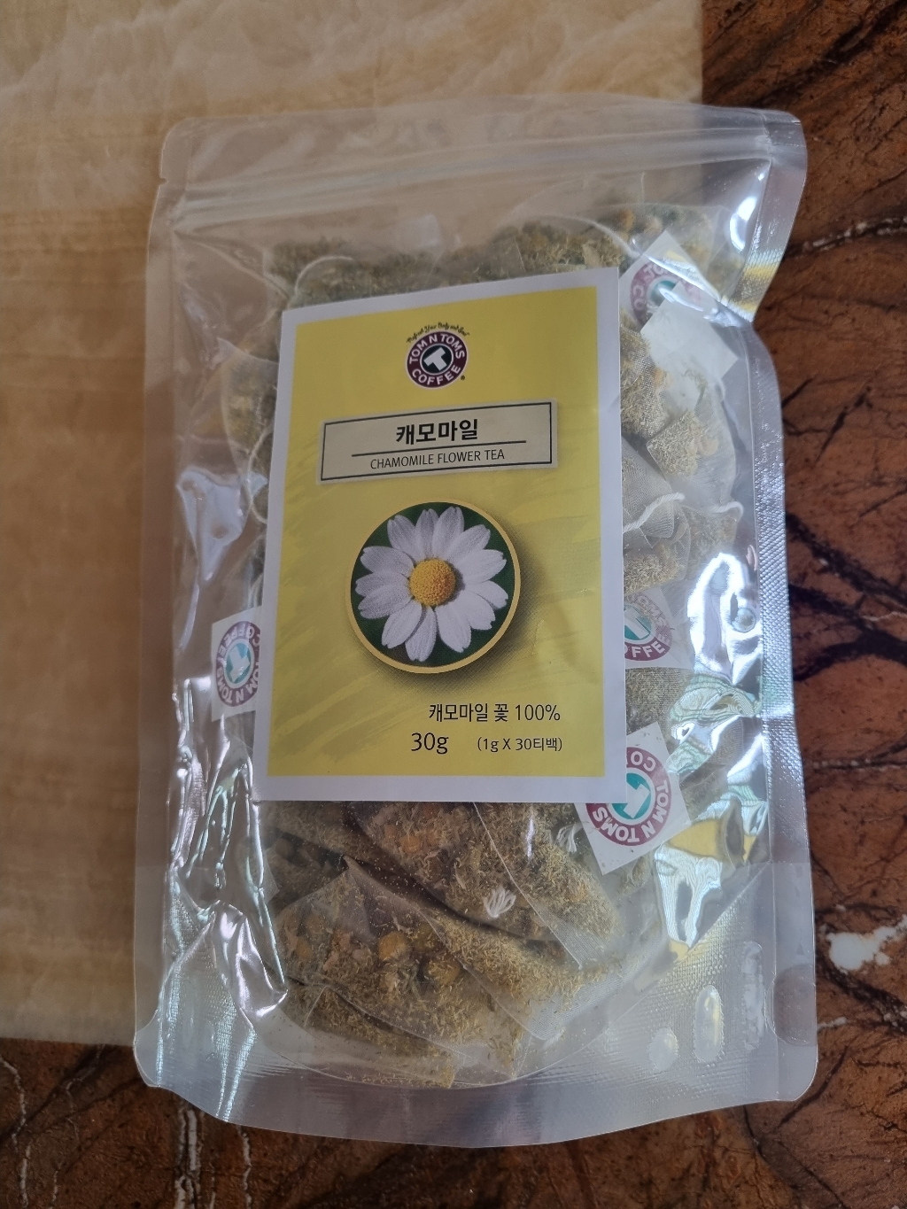 탐앤탐스 캐모마일차