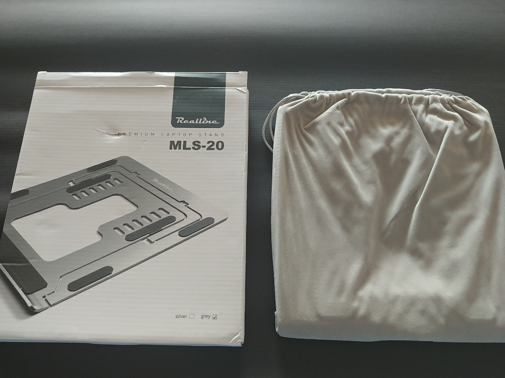 리얼라인 알루미늄 휴대용 접이식 노트북거치대 S-20