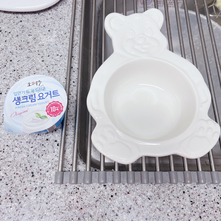 러블리 곰돌이 베어볼 접시