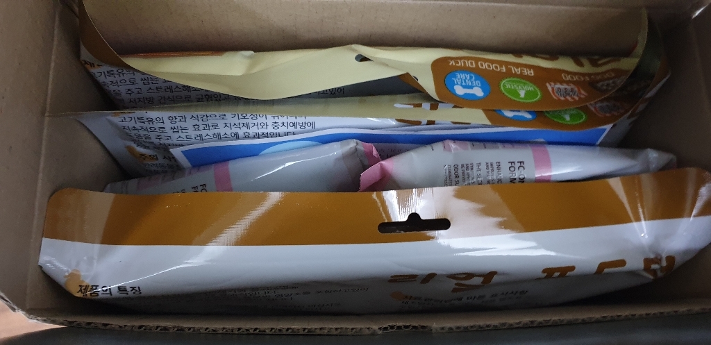 리얼푸드덕 강아지간식 대용량 3개 오리하프슬라이스 사사미