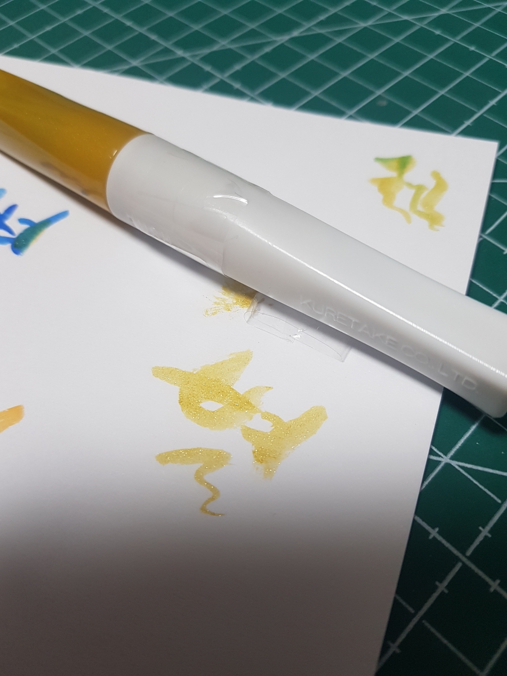 쿠레타케 지그 윙크 오브 스텔라 펄붓펜 캘리그라피 글리터펜 반짝이펜