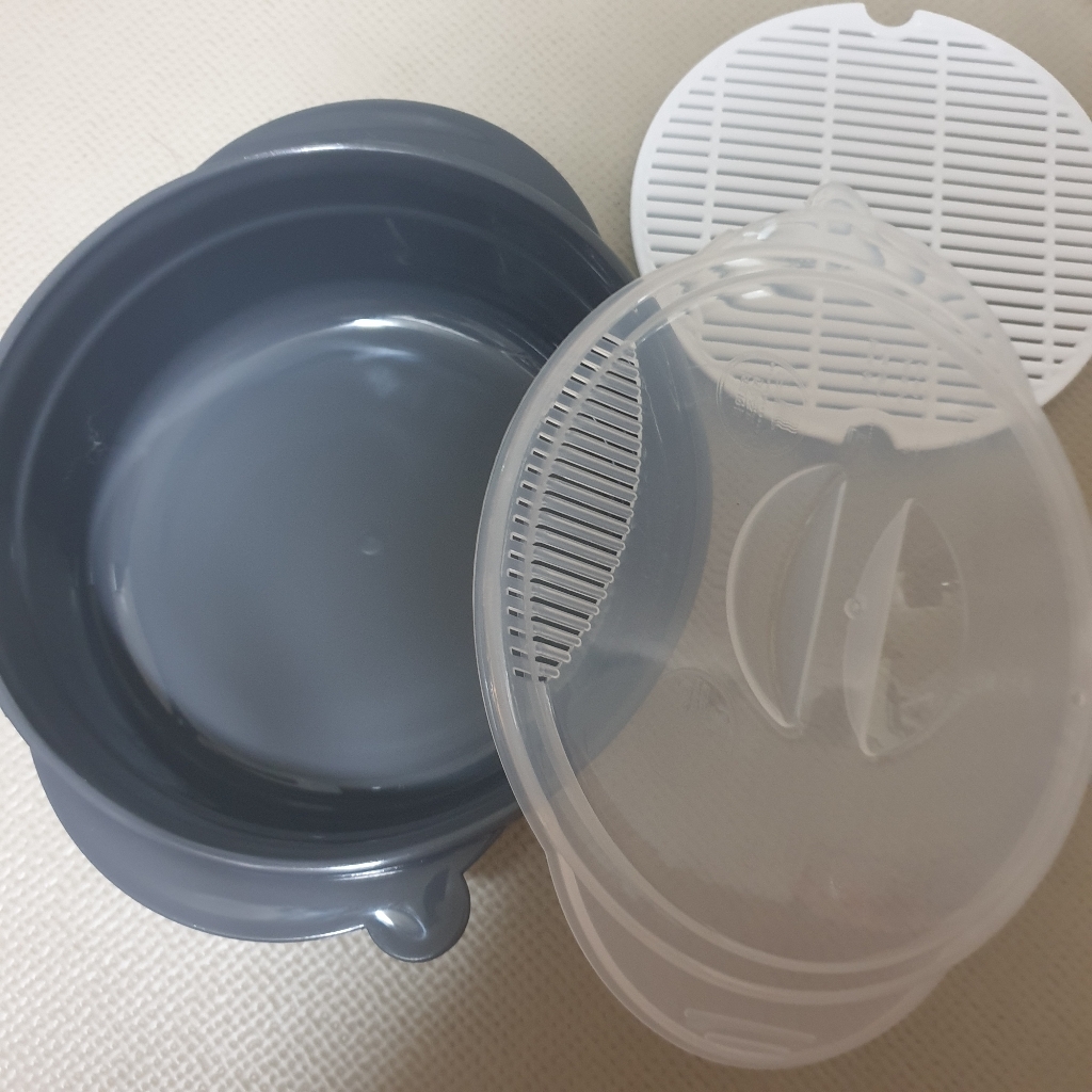 이지앤프리 맛쿡 라면용기 그레이