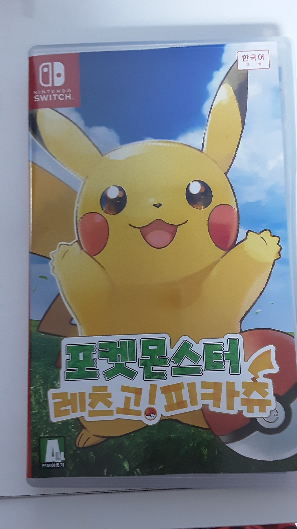 닌텐도 스위치 포켓몬스터 레츠고 피카츄 타이틀 한국어