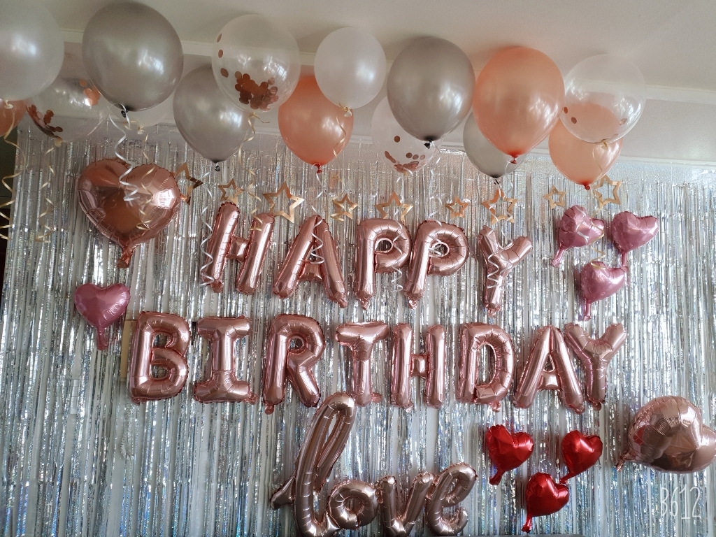 Best3종 생일파티 풍선장식 홈파티세트 S세트