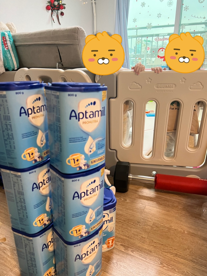 압타밀 킨더밀쉬 1단계 리뉴얼 4통 6통 독일 분유