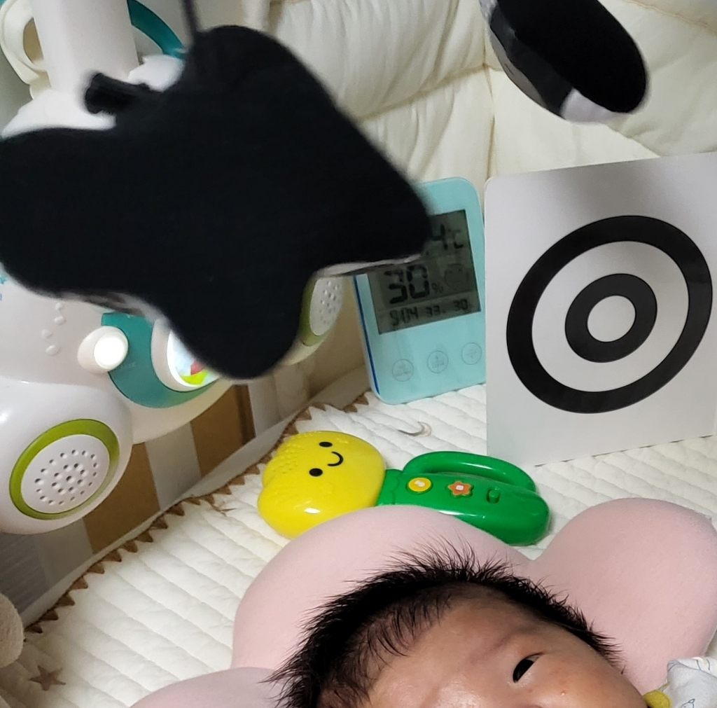타이니러브 흑백 인형 모빌세트