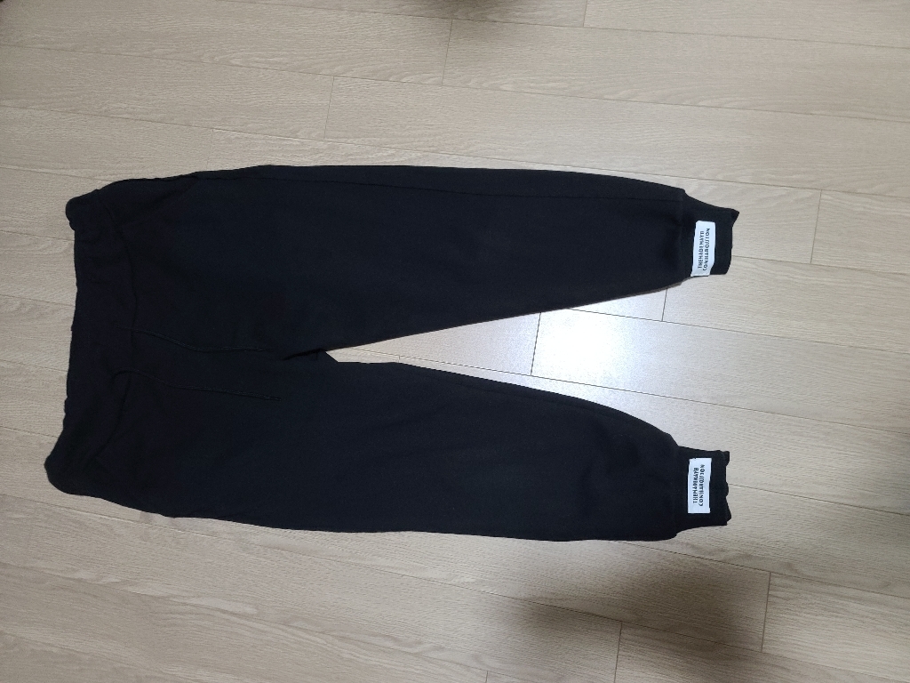 이힝 패치 컷팅 밴딩 스트링 배기 조거팬츠