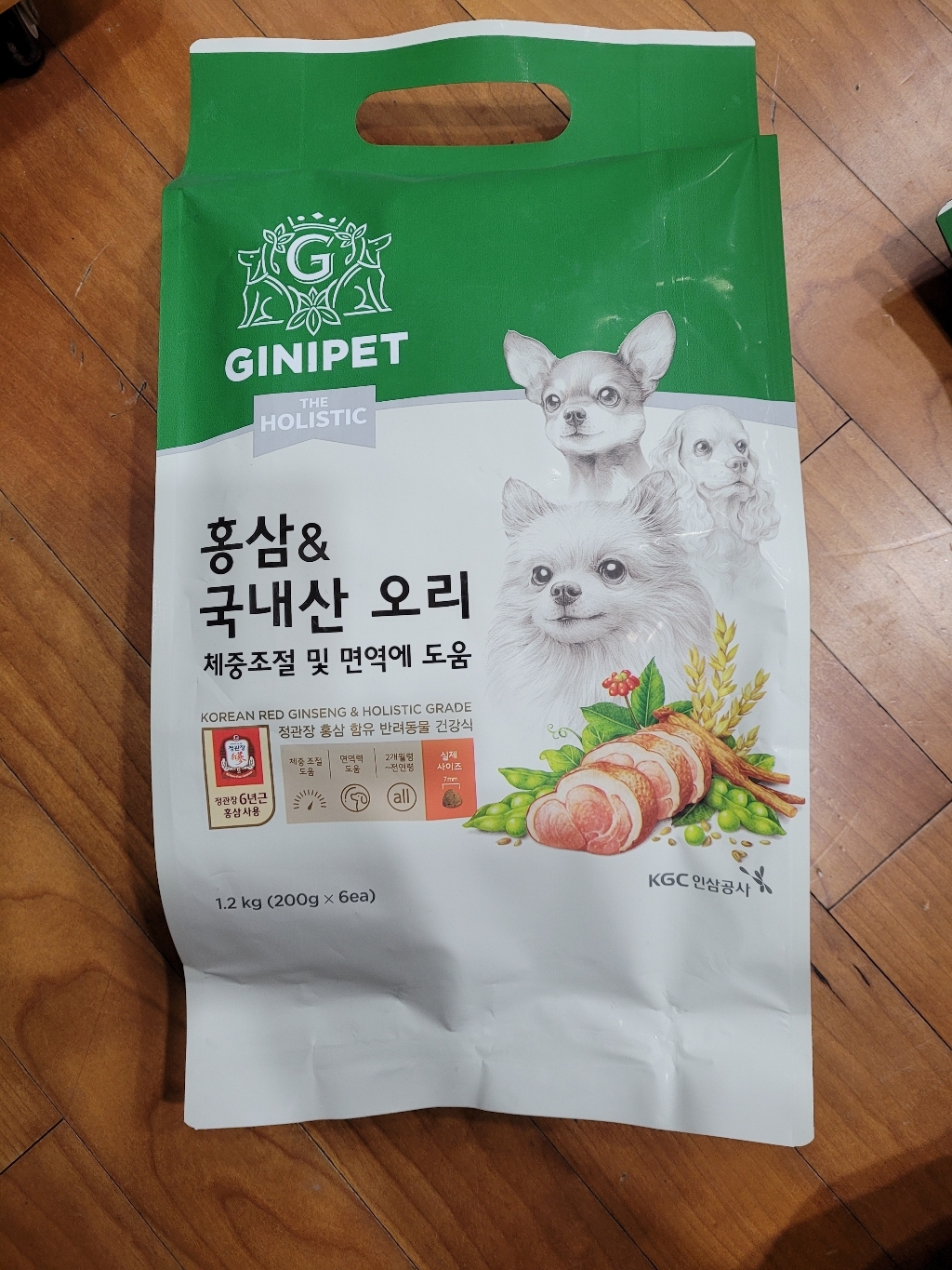 지니펫 전연령 홀리스틱 홍삼 앤 국내산 오리 리뷰후기