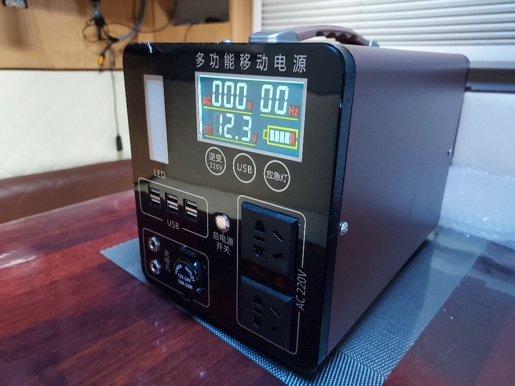 크로넬 대용량 파워뱅크 180Ah 660Wh 보조 배터리 220V 캠핑용 태양 전지판 충전 초대용량 차박 순수 정현파