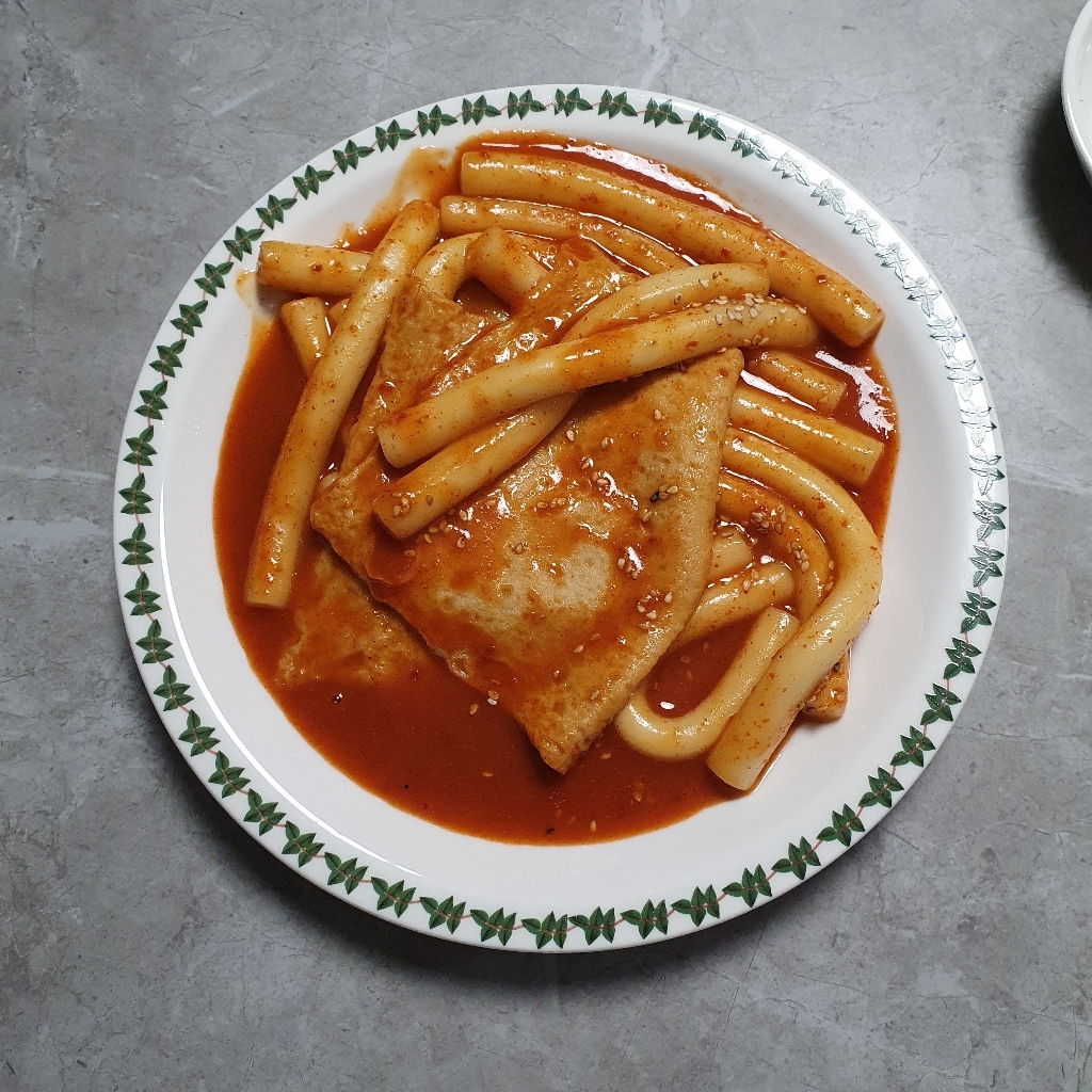 마녀 국물 매운 누들 밀떡 어묵 밀키트 학교앞 12인분 떡볶이