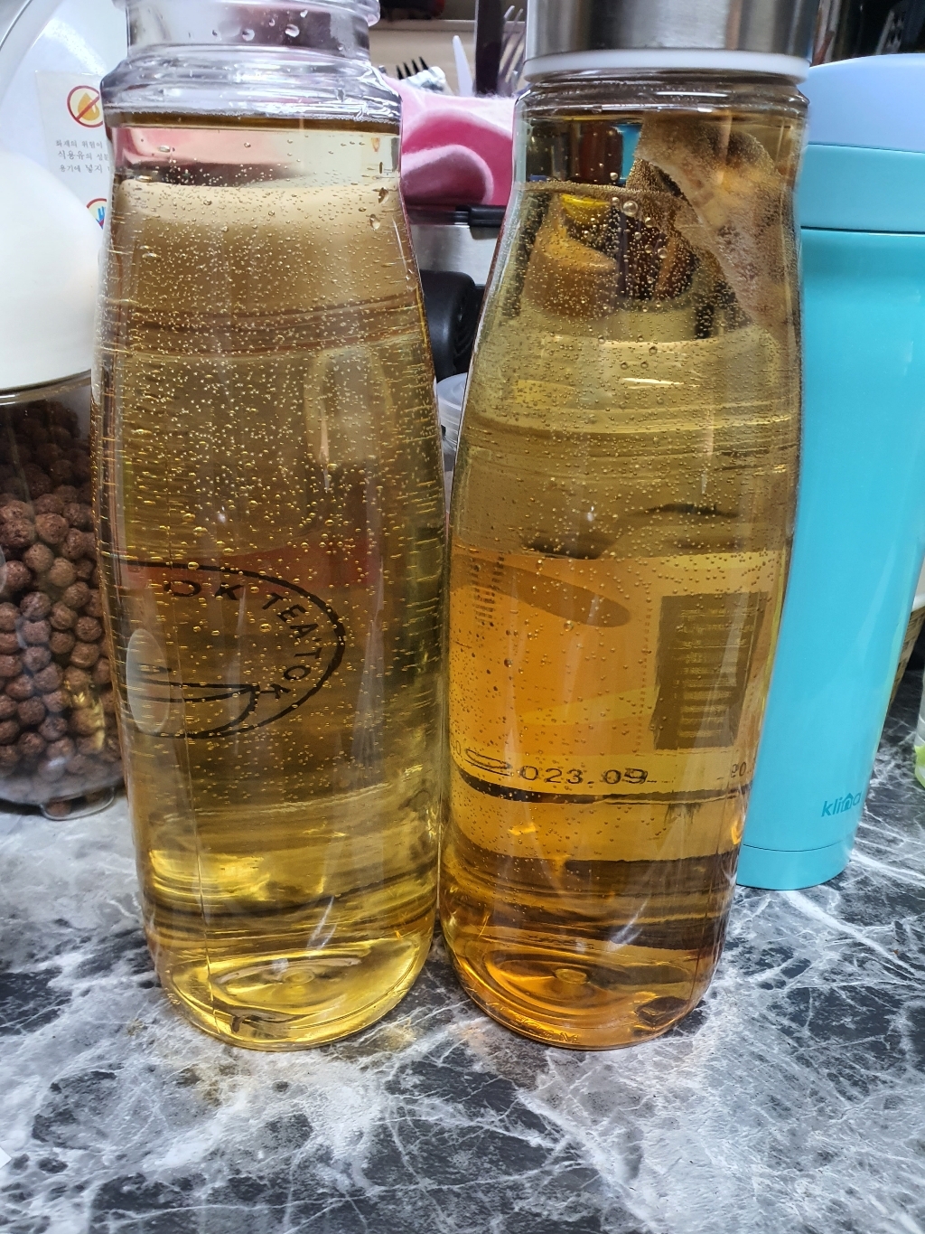 모닝풀 티톡티톡 쏙쏙티 티백 전용 보틀