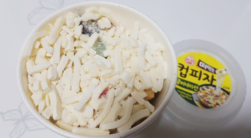 오뚜기 떠먹는 컵피자 콤비네이션