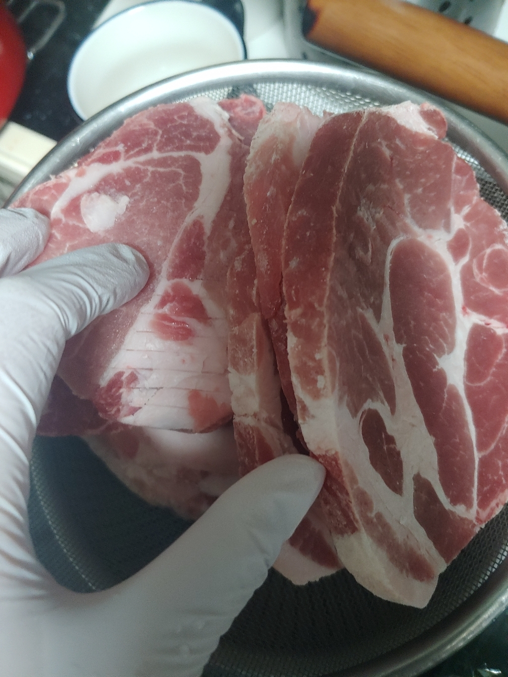 미트포유 미국산 칼집 목살