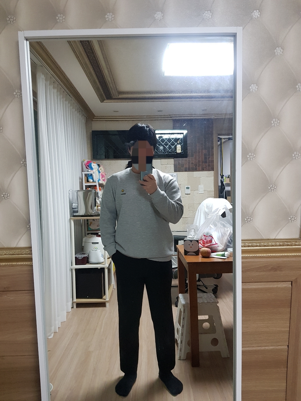제이에이치스타일 남성용 링클프리 9부 스판 슬랙스 JKCROK421