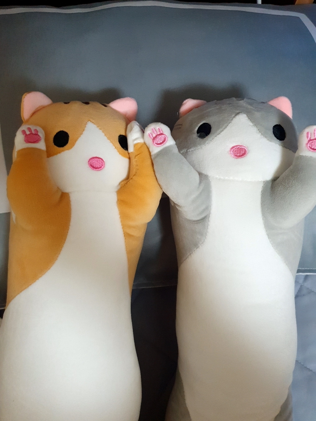 네이처타임즈 안고자는 긴 고양이 인형 베개 2종
