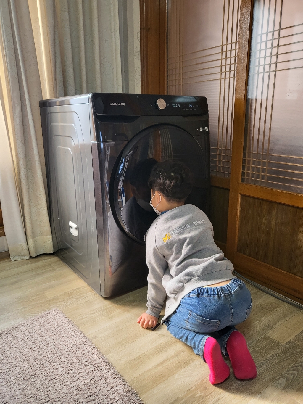 삼성전자 그랑데AI 건조기 블랙 케비어 DV17T8740BV 방문설치
