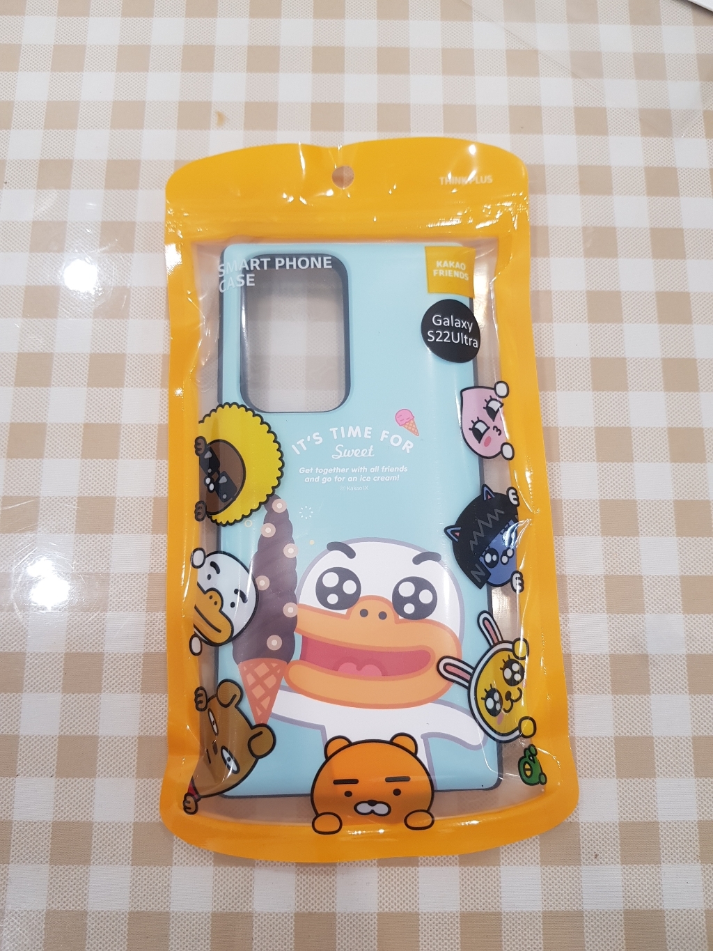 카카오프렌즈 아이스크림 카드 범퍼 휴대폰 케이스