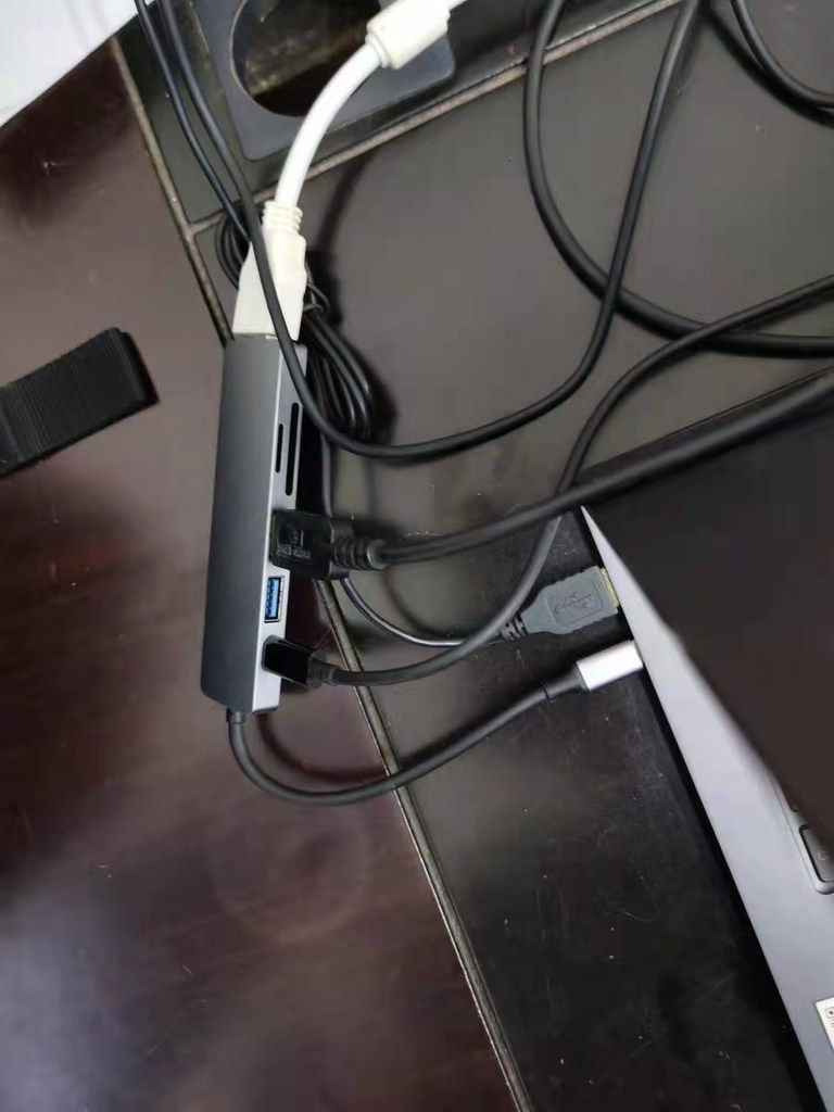RUN 기술 6포트 멀티 허브 C 타입 HDI 4K USB 30 DEX미러링 맥북 허브