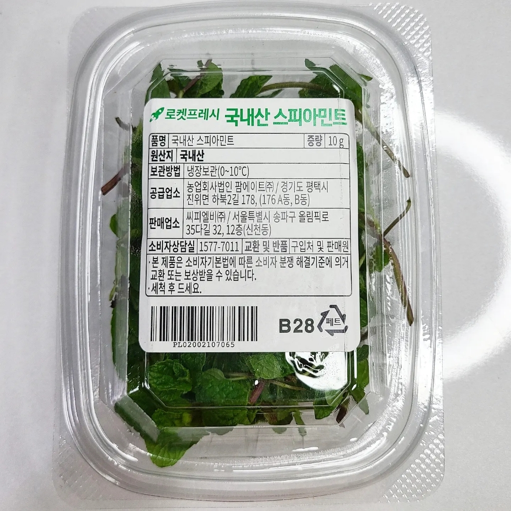 국내산 스피아민트
