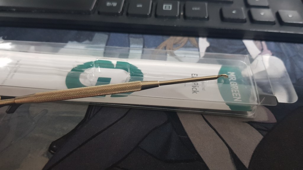미스터그린 스텐 나선 스푼형 골드 귀이개 R2157