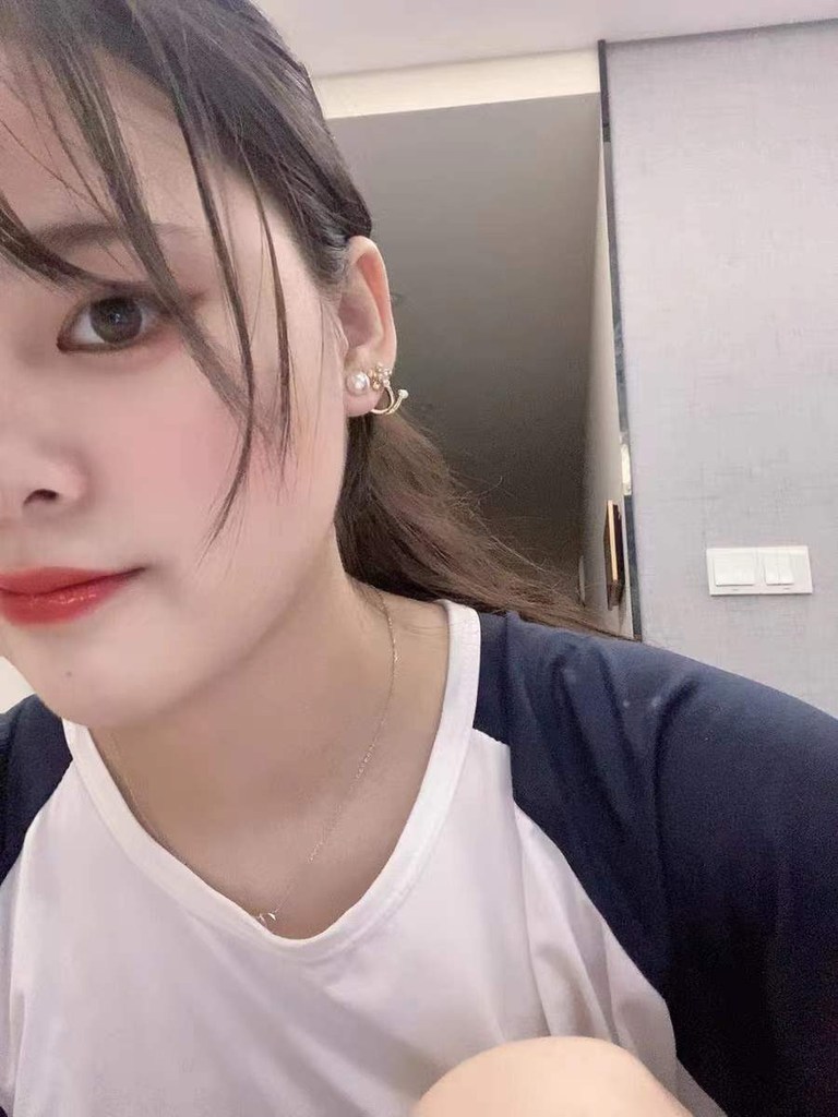K-zone 14K 도금 귀걸이 큐빅 꽃 모양 여성 기질 귀걸이 진주 귀걸이