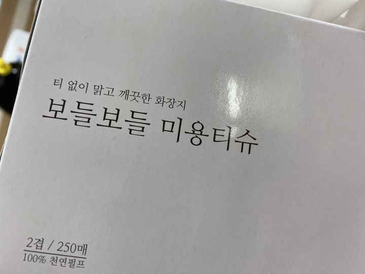 살림백서 보들보들 미용티슈 2겹 250매