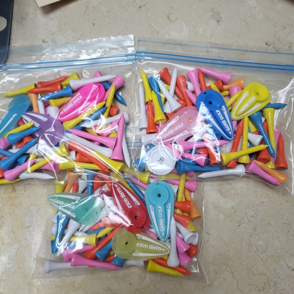 [뽀찌버디나비] 땅콩숏티  100개1세트 골프숏티 짧은숏티 필드용품 미니숏티