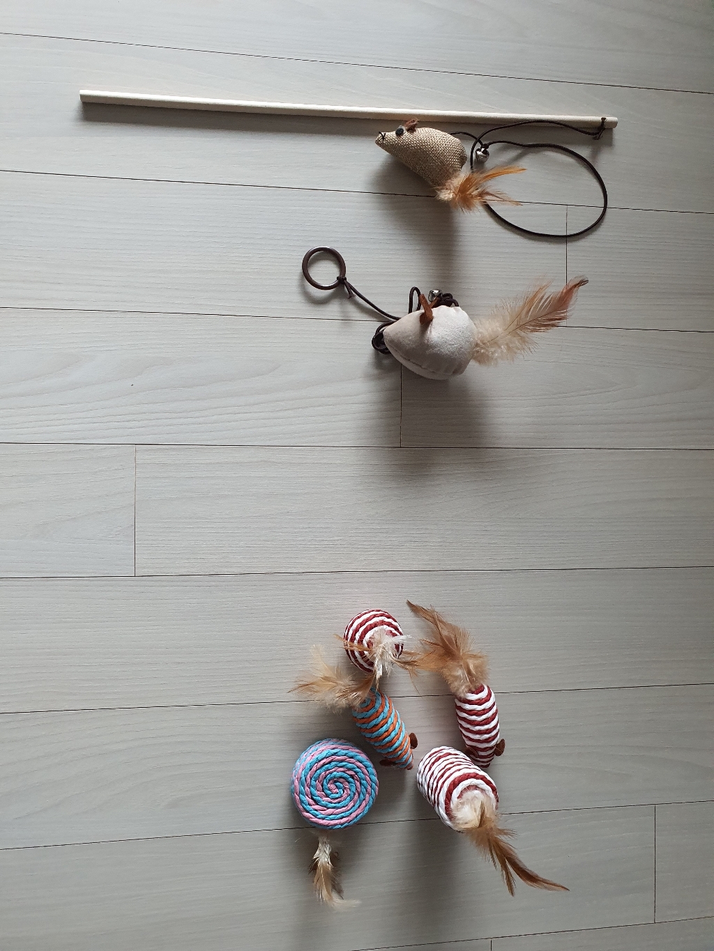 ETCA 고양이 장난감 낚시대 강아지풀 카샤카샤 7종