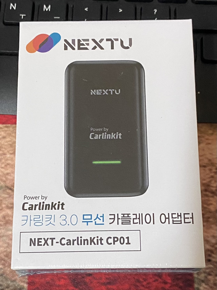 넥스트 카링킷30 애플 무선 카플레이 어댑터 NEXT-CarinKit C01