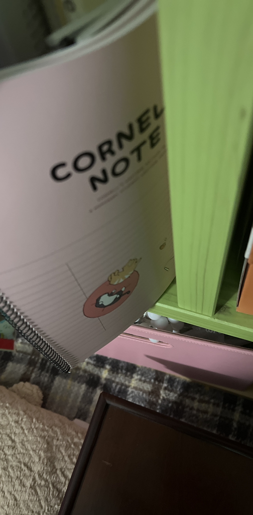 핑크풋 1500 냥냥 코넬 원링 노트 4종