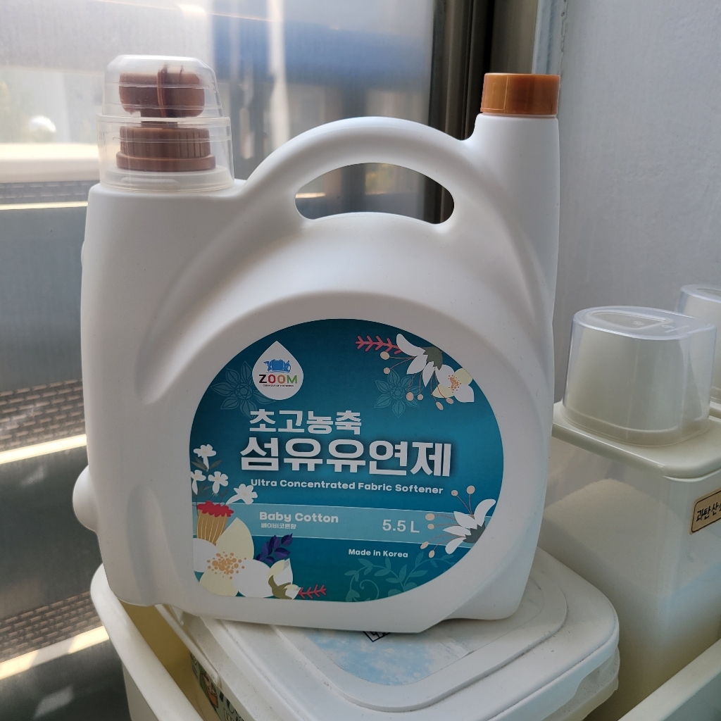 줌 엑스퍼트 베이비코튼향 초고농축 섬유유연제 본품